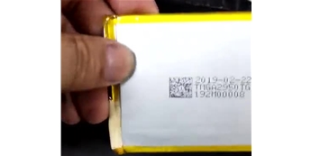 鴻碼創(chuàng)S8200噴碼機應(yīng)用鋰電池噴印